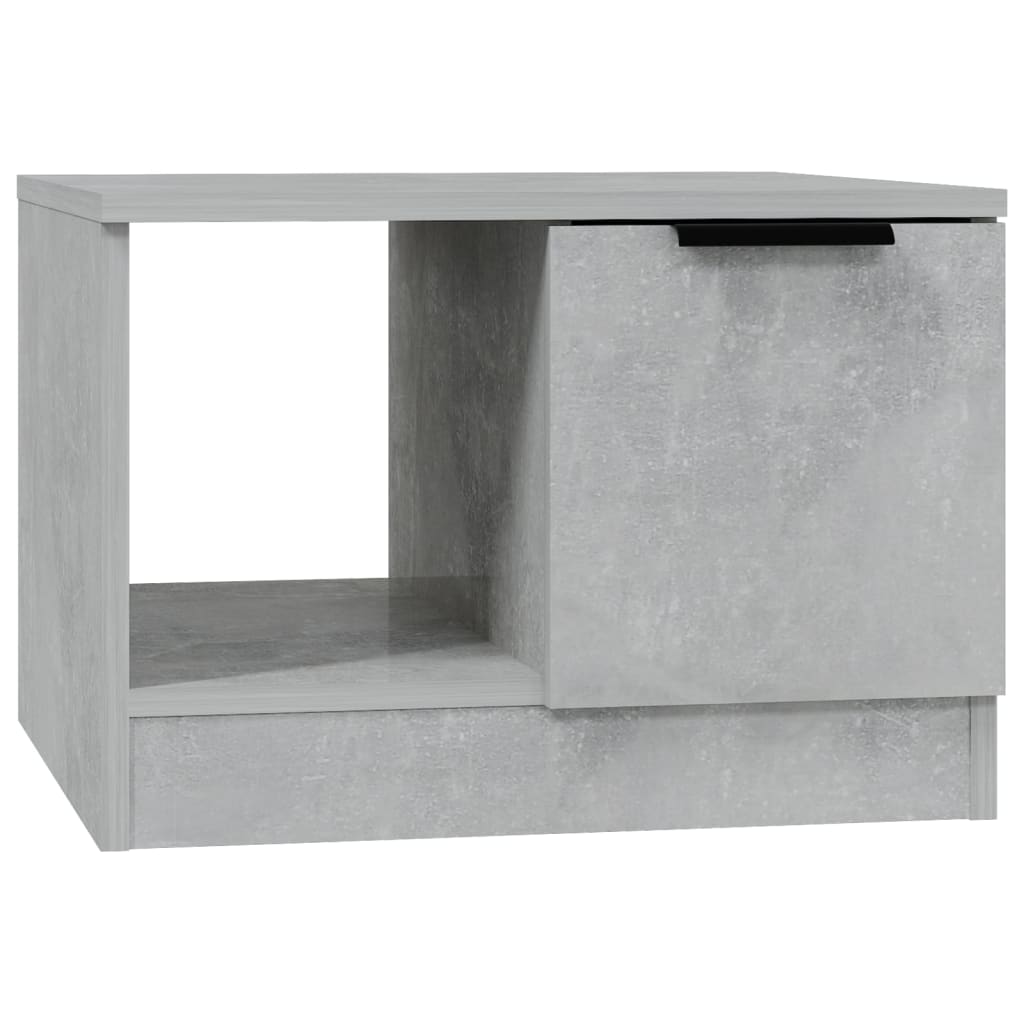 Coffee Table Concrete Grey 50x50x36 cm Engineered Wood