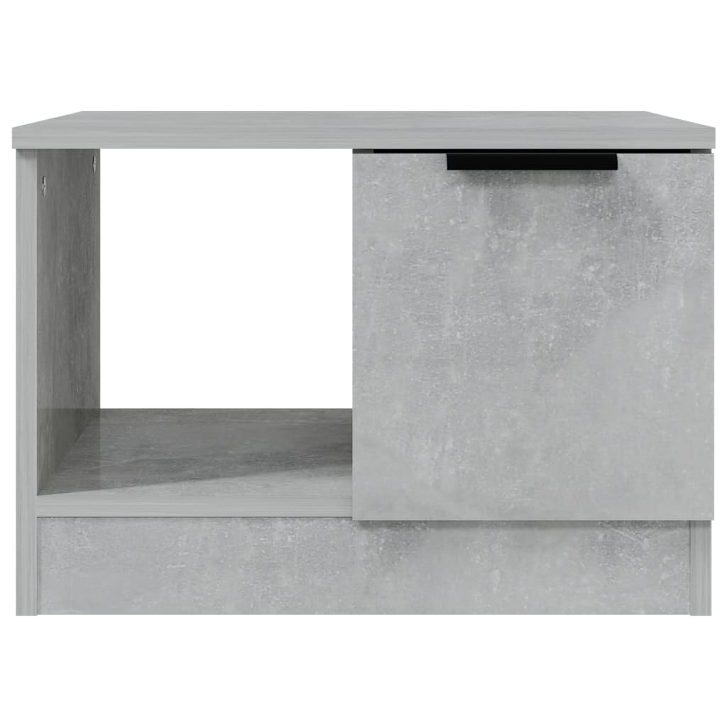 Coffee Table Concrete Grey 50x50x36 cm Engineered Wood