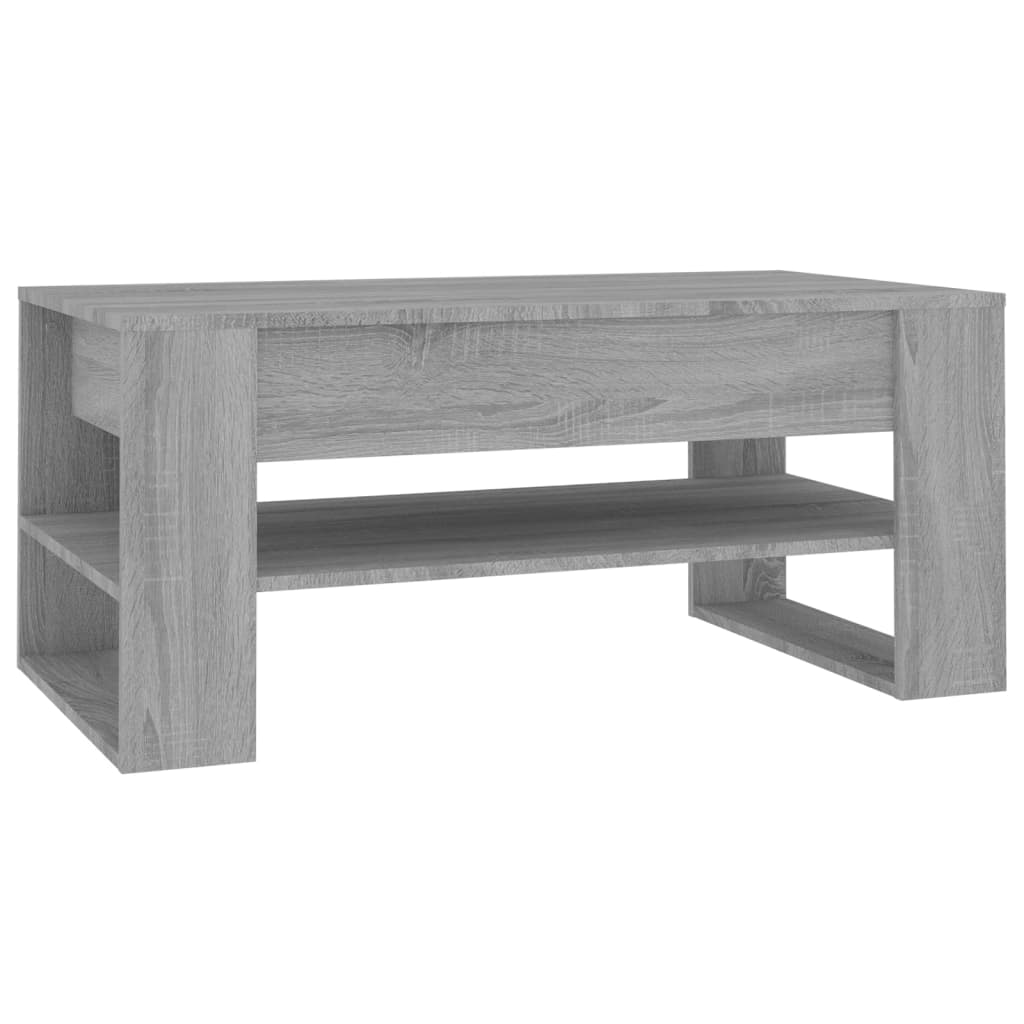 Coffee Table Grey Sonoma 102x55x45 cm Engineered Wood