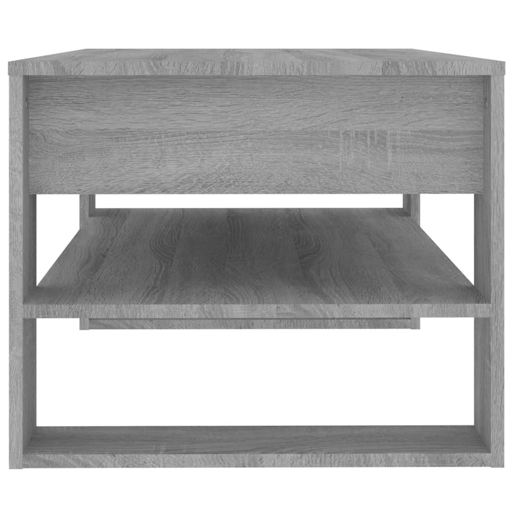 Coffee Table Grey Sonoma 102x55x45 cm Engineered Wood