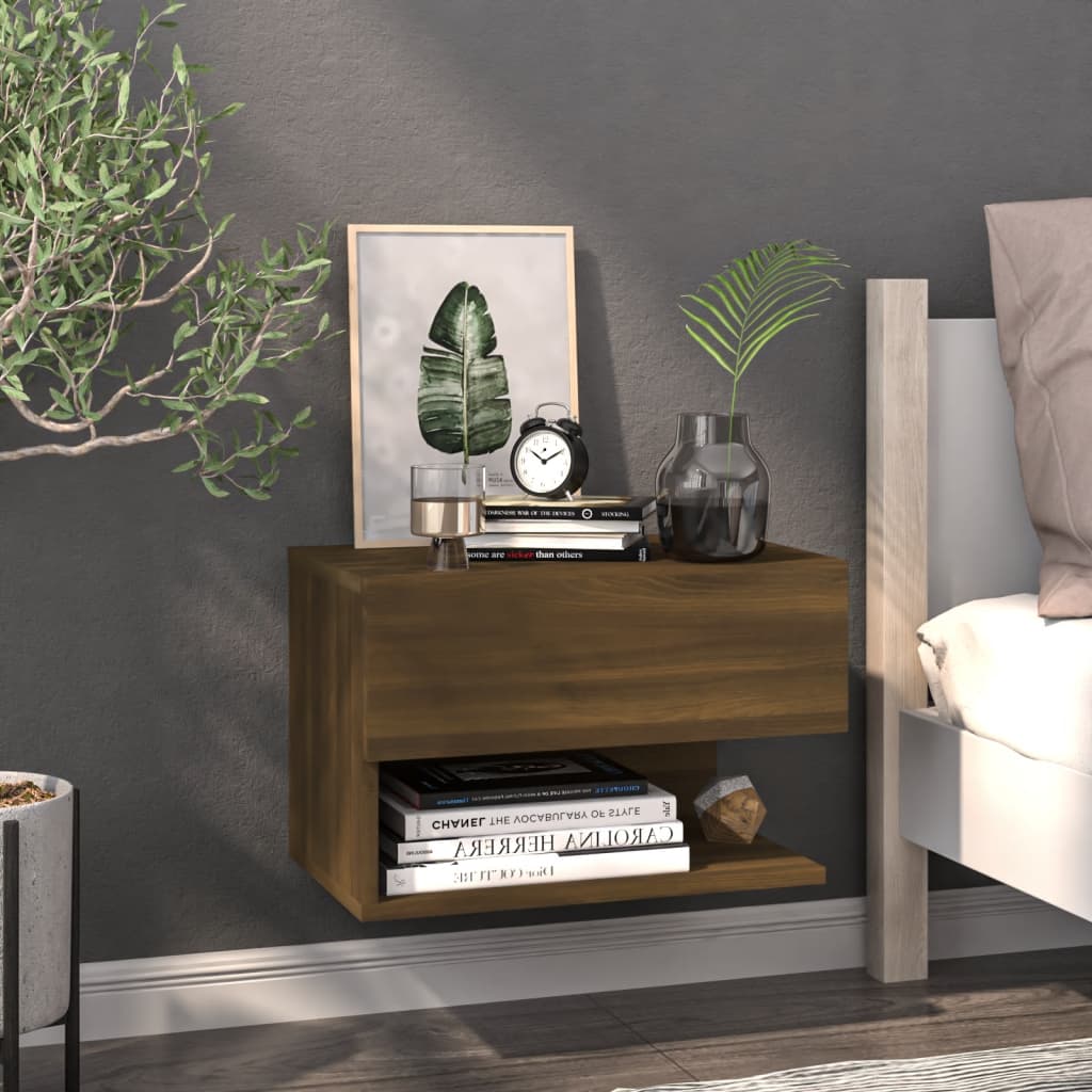 Wall-Mounted Bedside Cabinet