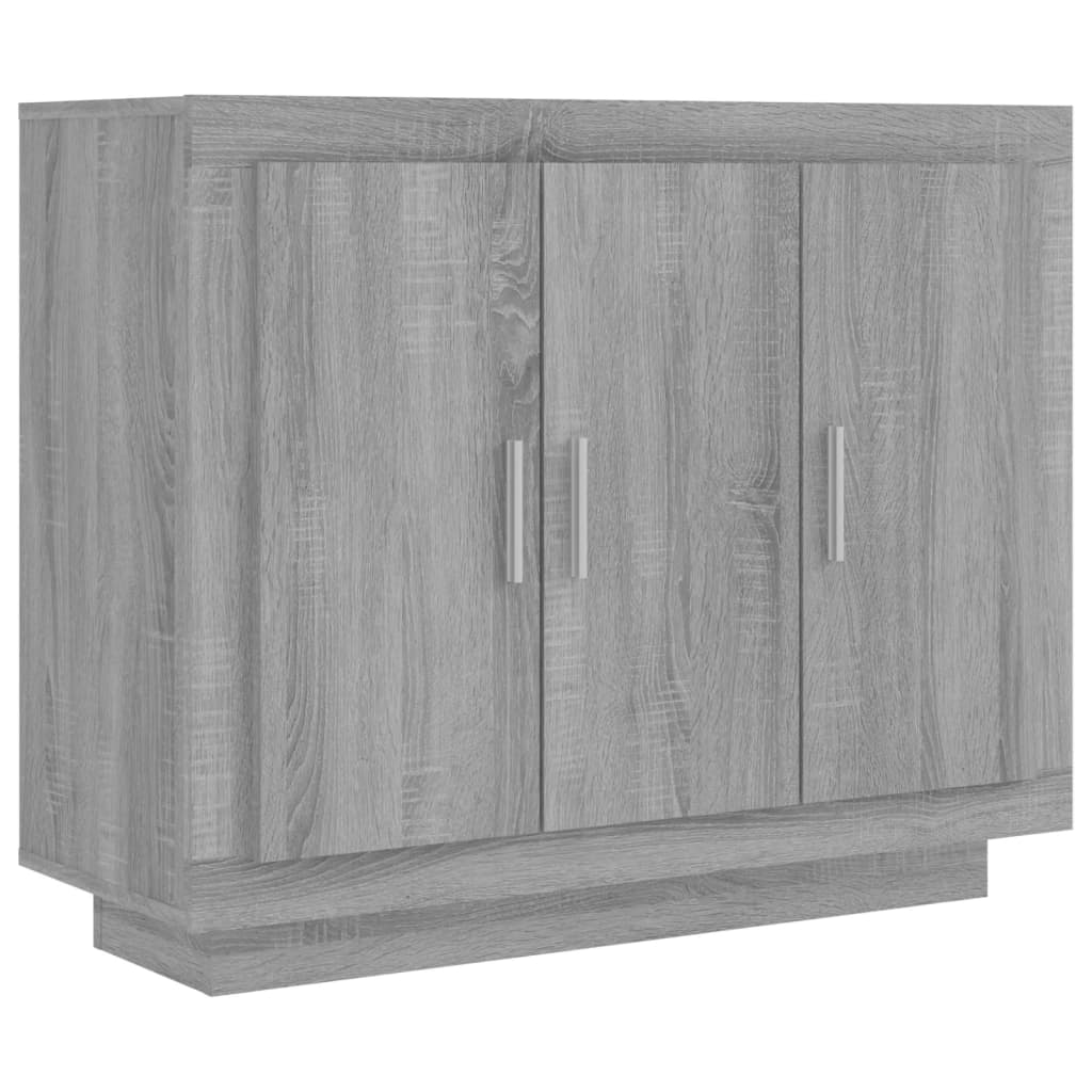 Sideboard Grey Sonoma 92x35x75 cm Engineered Wood