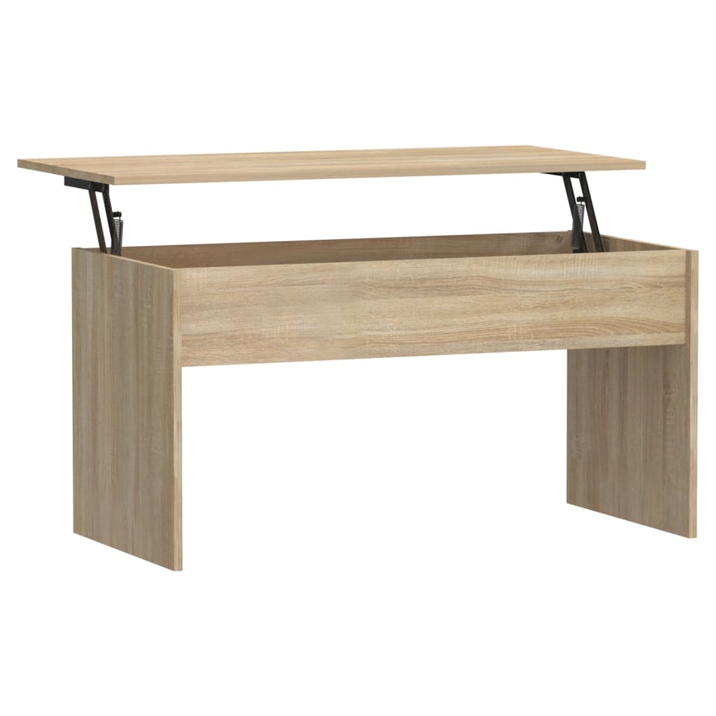 Coffee Table Sonoma Oak 102x50.5x52.5 cm Engineered Wood