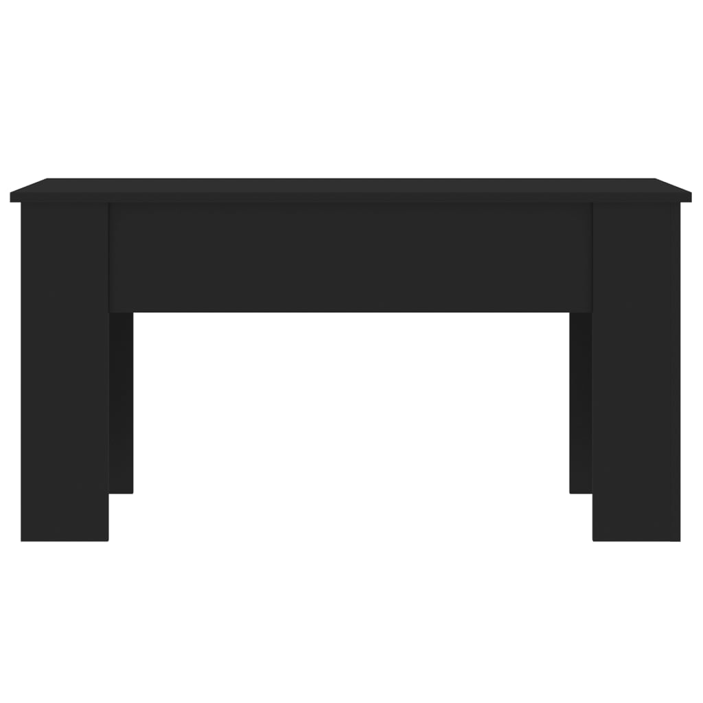 Coffee Table Black 101x49x52 cm Engineered Wood