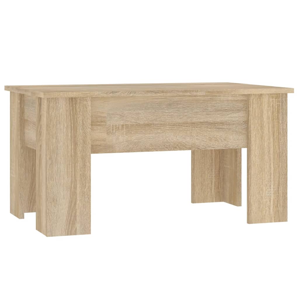 Coffee Table Sonoma Oak 79x49x41 cm Engineered Wood