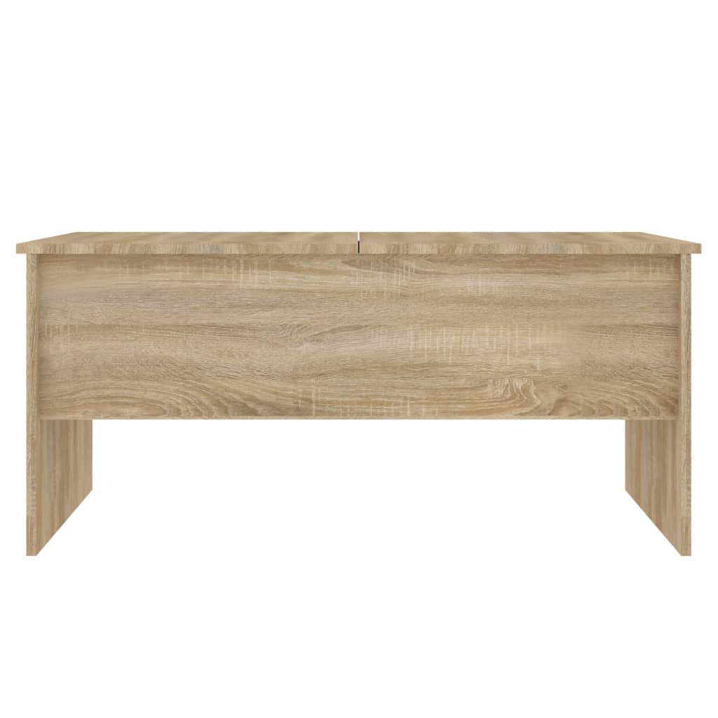 Coffee Table Sonoma Oak 102x50.5x46.5 cm Engineered Wood