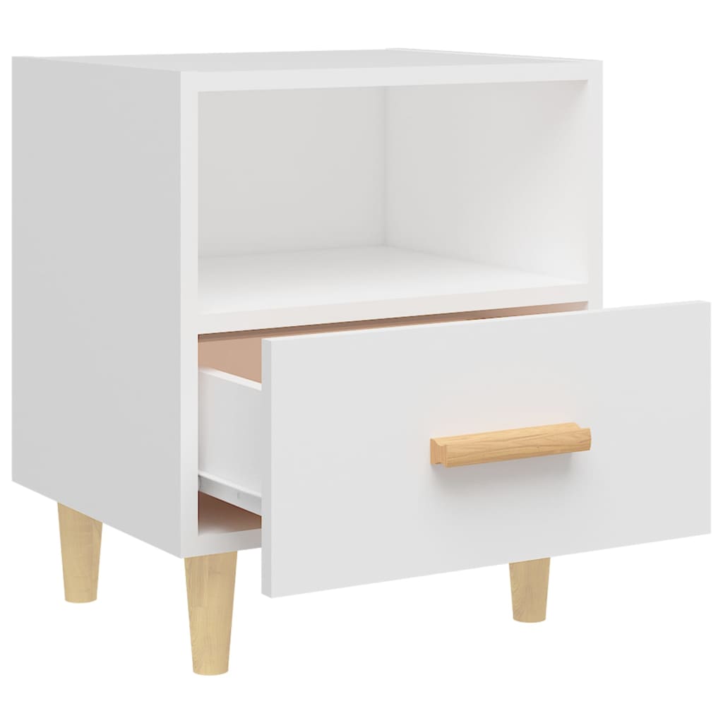 Bedside Cabinets 2 pcs White 40x35x47 cm