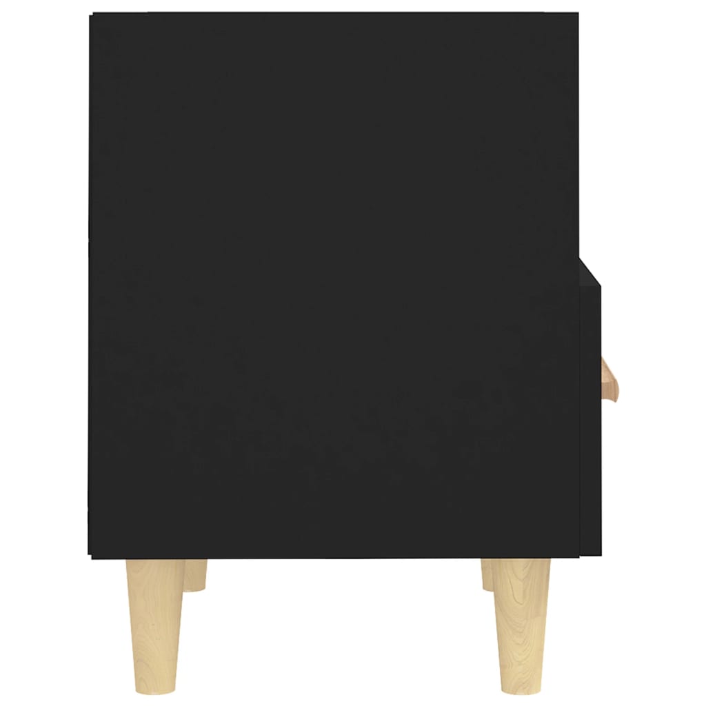 Bedside Cabinet Black 40x35x47 cm