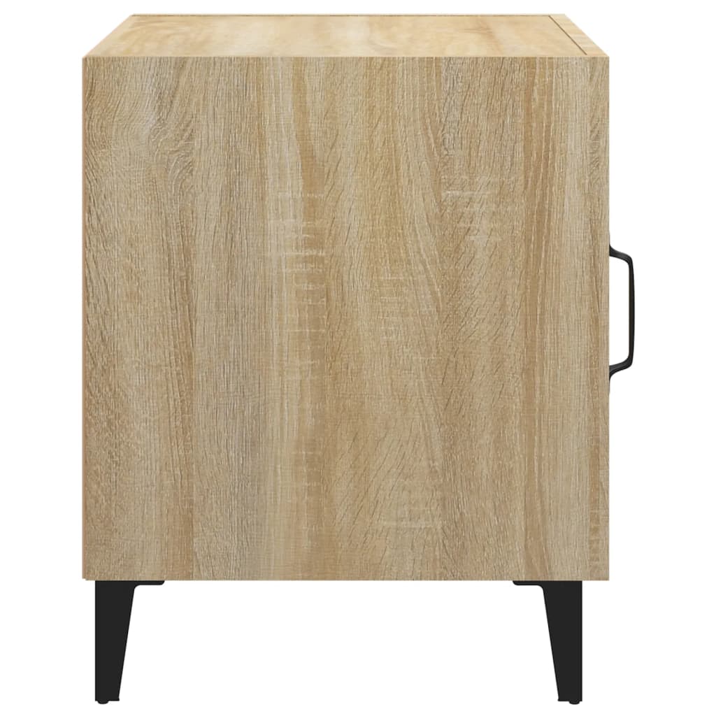 Bedside Cabinet Sonoma Oak Engineered Wood