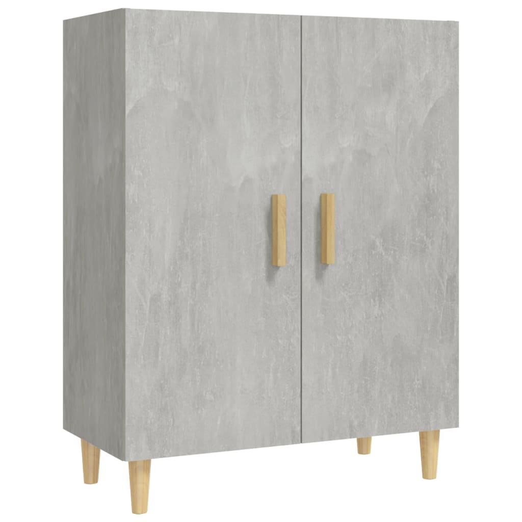 Sideboard Concrete Grey 70X34X90 Cm Engineered Wood