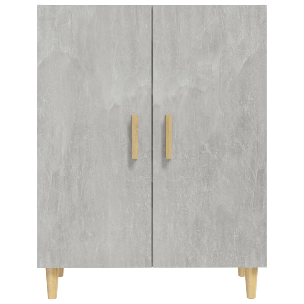 Sideboard Concrete Grey 70X34X90 Cm Engineered Wood