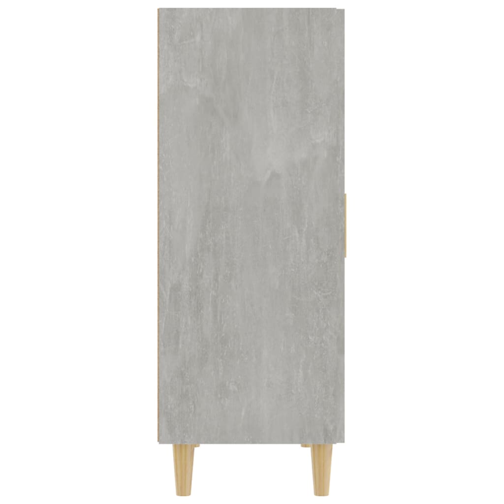 Sideboard Concrete Grey 70X34X90 Cm Engineered Wood