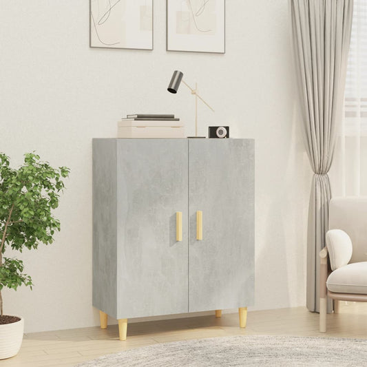 Sideboard Concrete Grey 70X34X90 Cm Engineered Wood