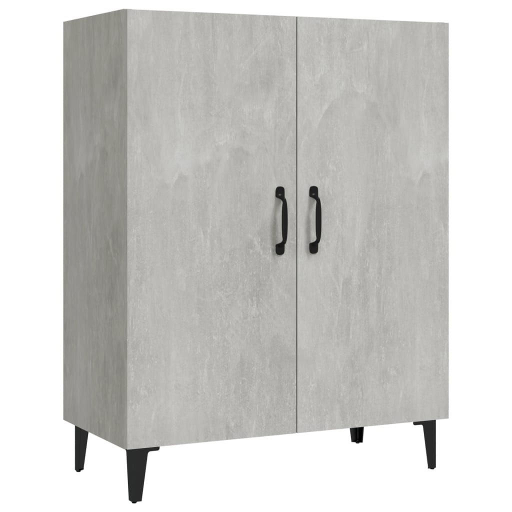 Sideboard Concrete Grey 70X34X90 Cm Engineered Wood