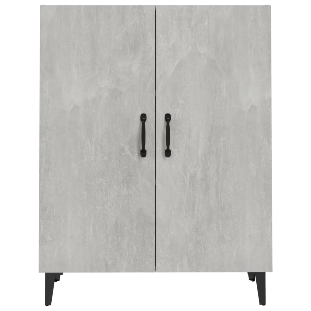 Sideboard Concrete Grey 70X34X90 Cm Engineered Wood