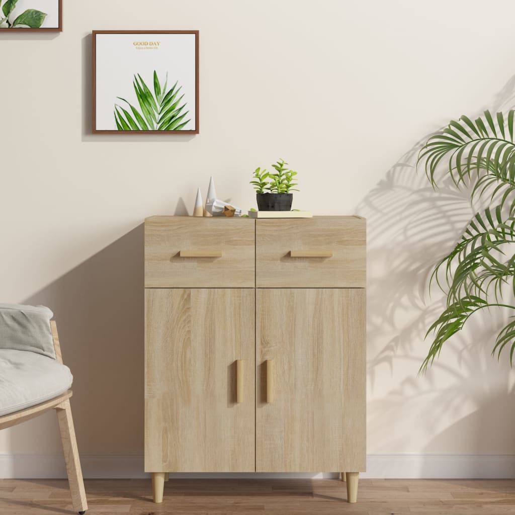 Sideboard Sonoma Oak 69.5x34x89 cm Engineered Wood