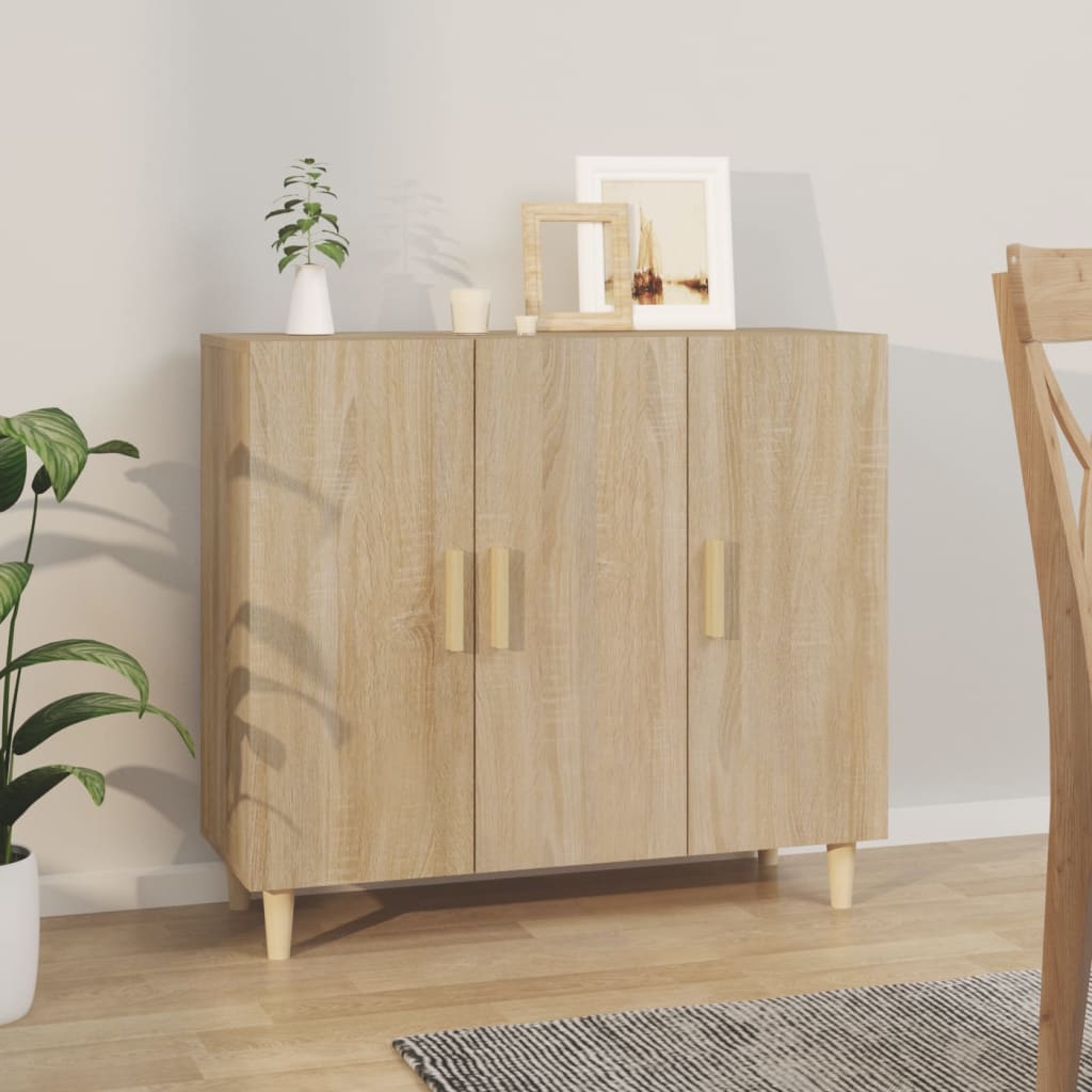 Sideboard 90X34X80 Cm Engineered Wood