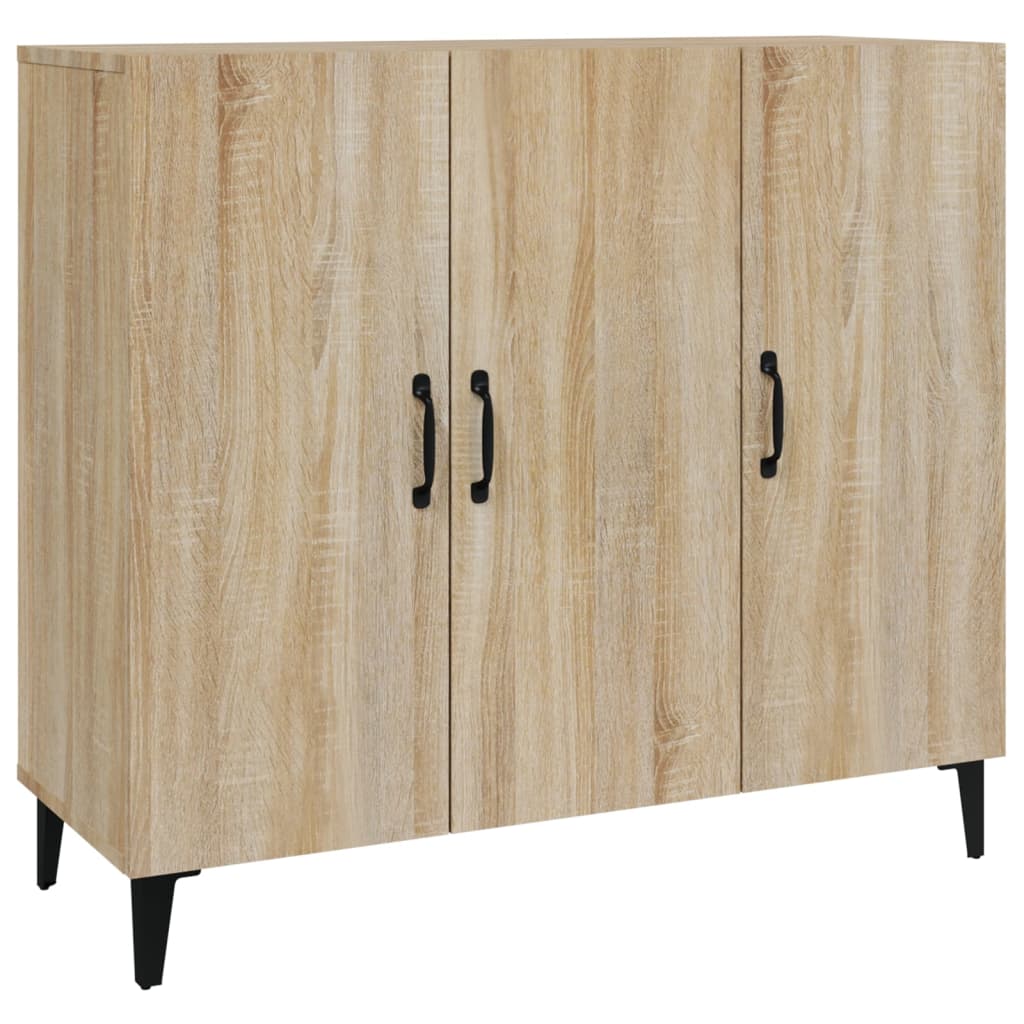 Sideboard Sonoma Oak 90X34X80 Cm Engineered Wood