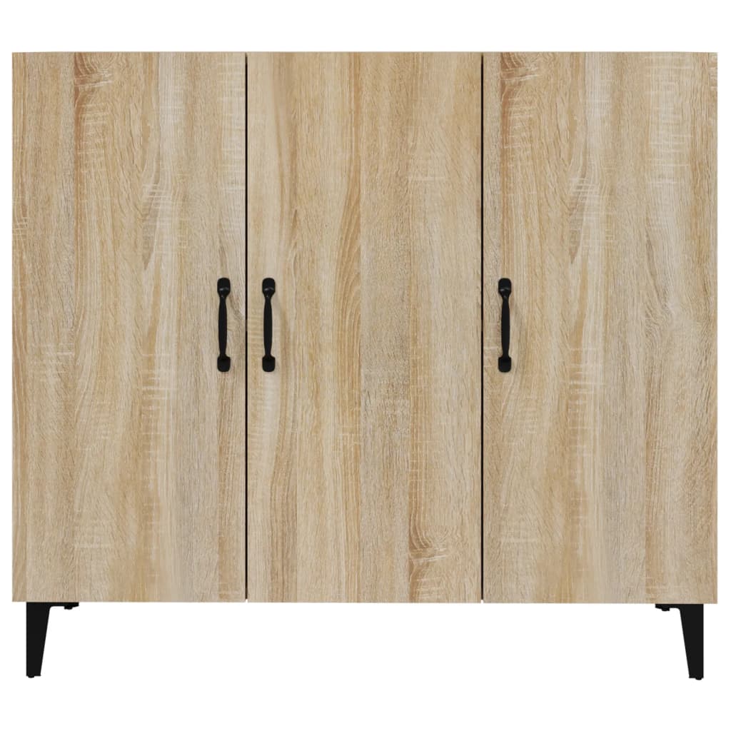 Sideboard Sonoma Oak 90X34X80 Cm Engineered Wood