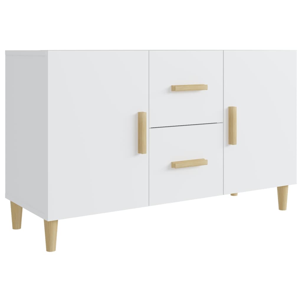 Sideboard White 100x36x60 cm Engineered Wood