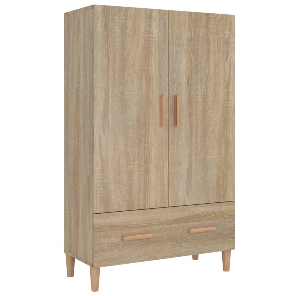 Highboard Sonoma Oak 70X31X115 Cm Engineered Wood