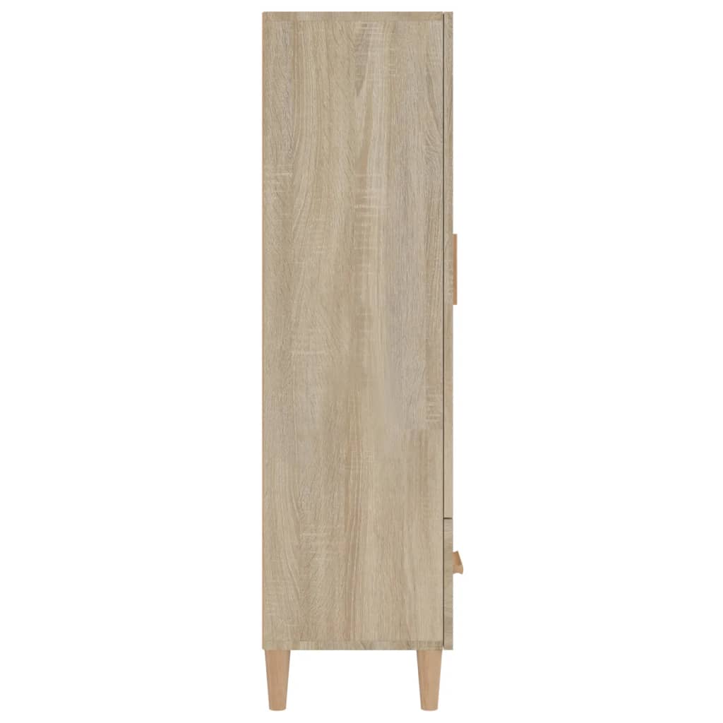 Highboard Sonoma Oak 70X31X115 Cm Engineered Wood