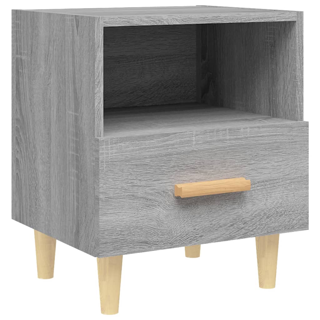 Bedside Cabinet Grey Sonoma 40x35x47 cm