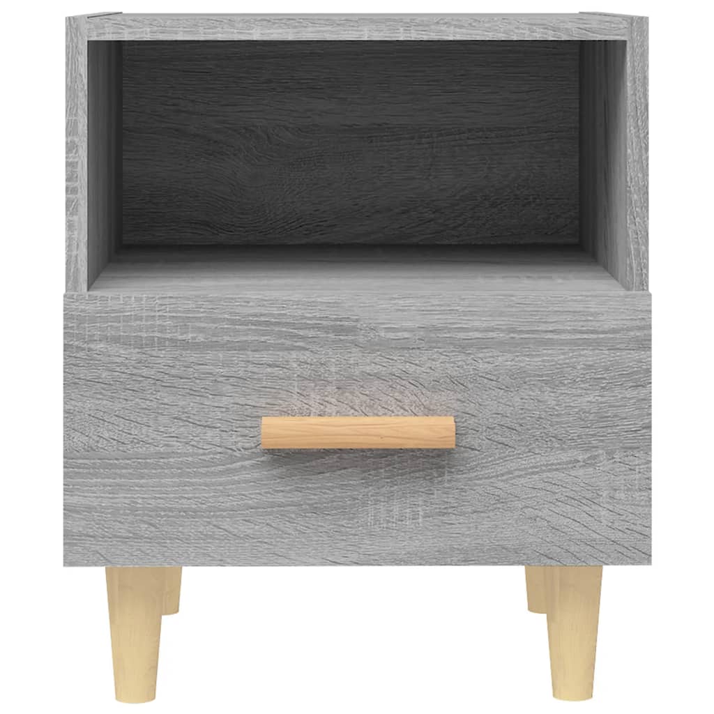 Bedside Cabinet Grey Sonoma 40x35x47 cm