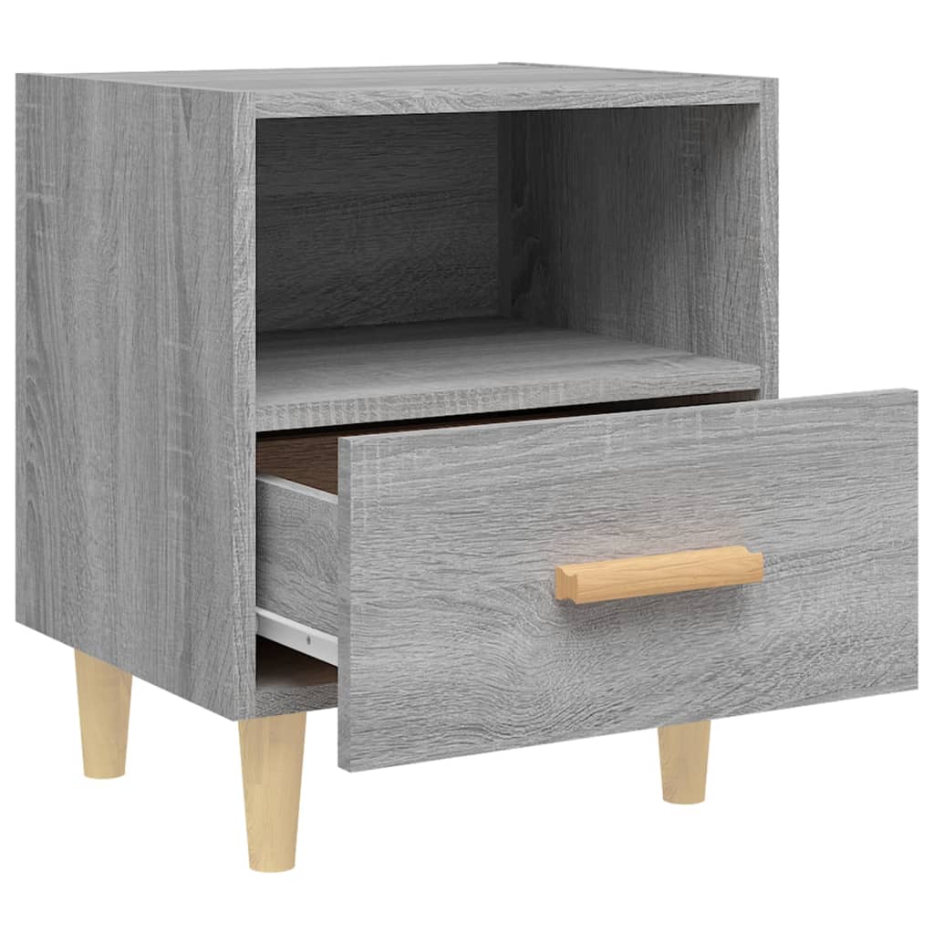 Bedside Cabinet Grey Sonoma 40x35x47 cm