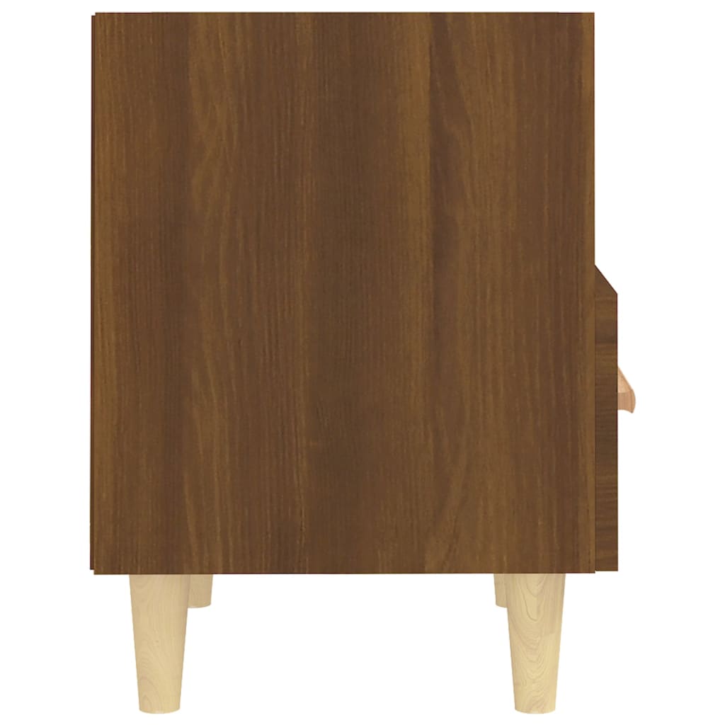 Bedside Cabinet Brown Oak 40x35x47 cm