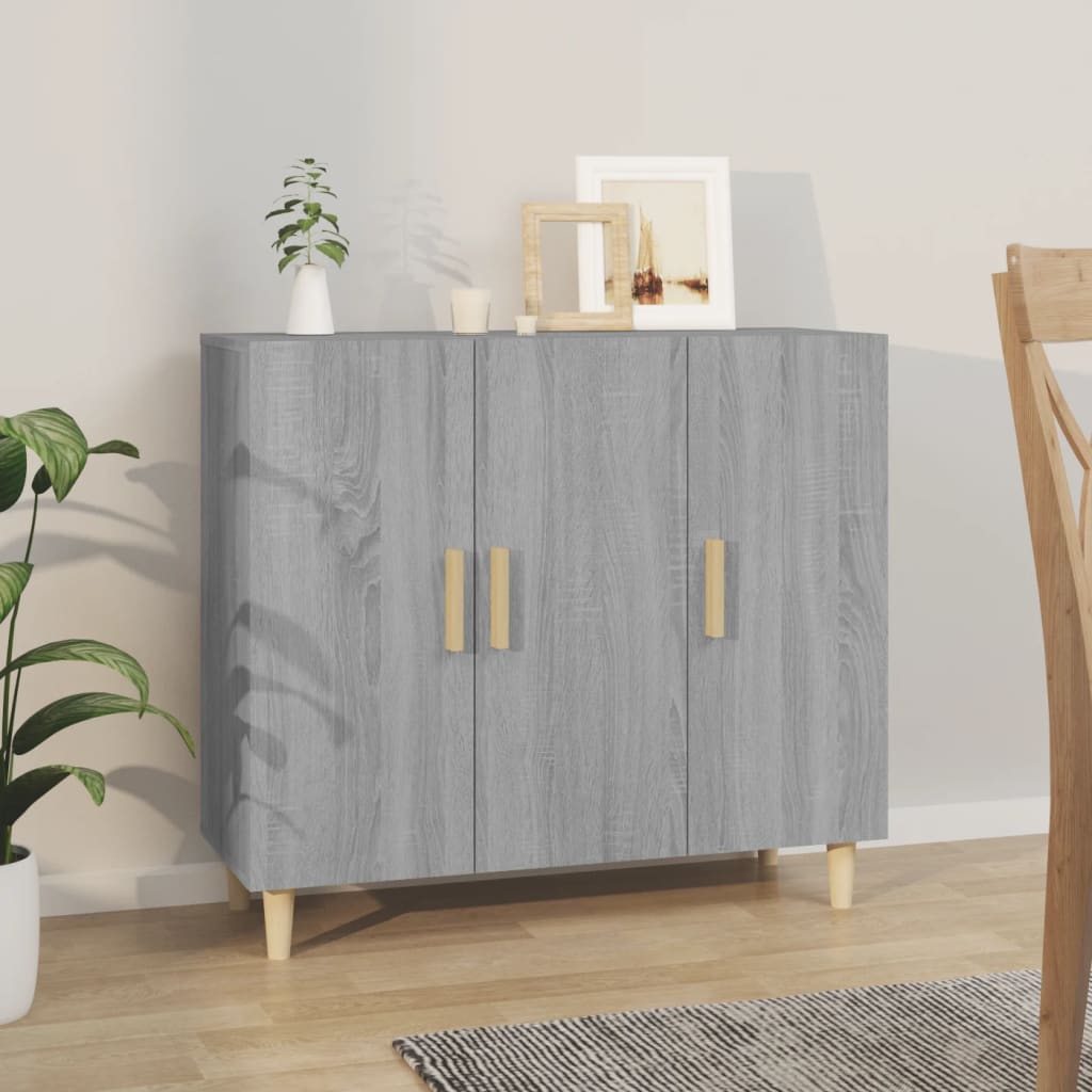 Sideboard 90X34X80 Cm Engineered Wood