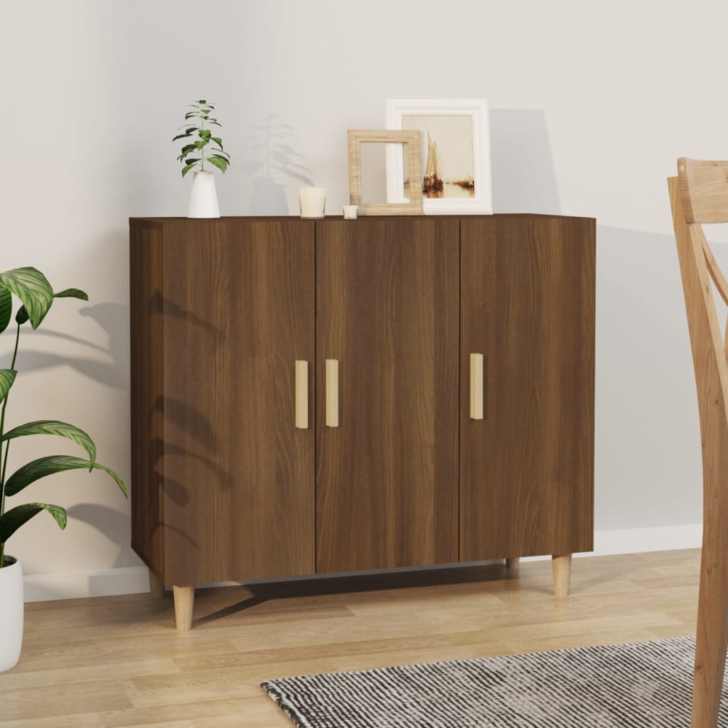 Sideboard 90X34X80 Cm Engineered Wood