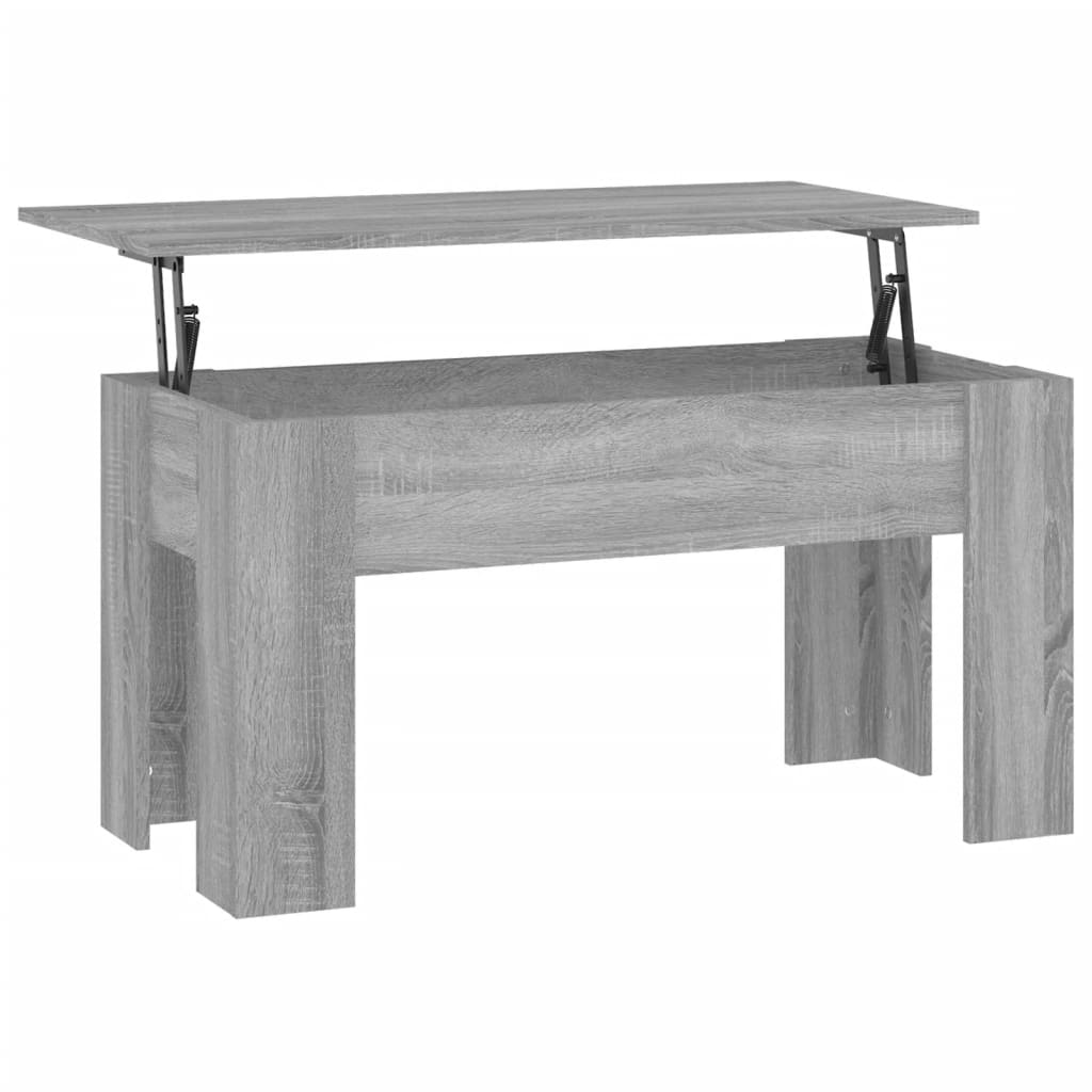 Coffee Table Grey Sonoma 101x49x52 cm Engineered Wood