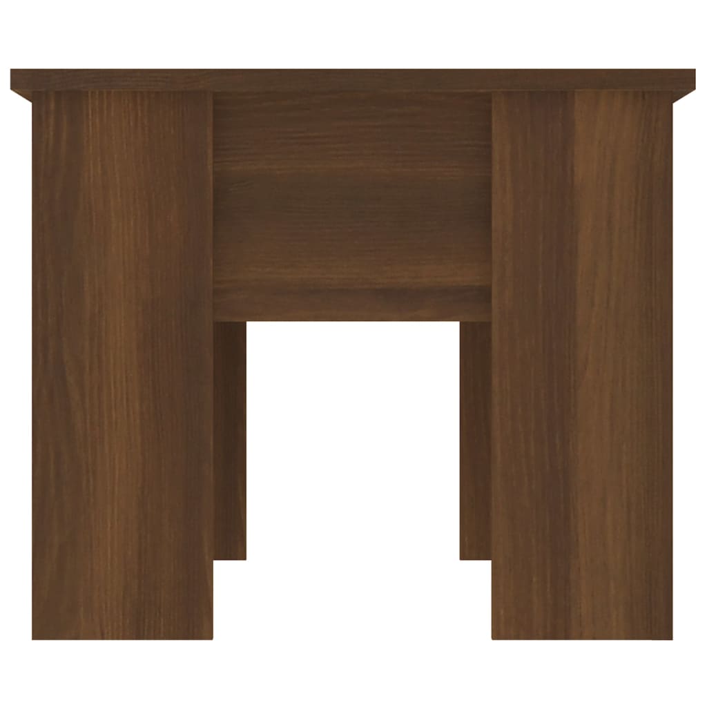 Coffee Table Brown Oak 79x49x41 cm Engineered Wood