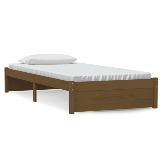 Bed Frame Solid Wood 92X187 Cm Single Size