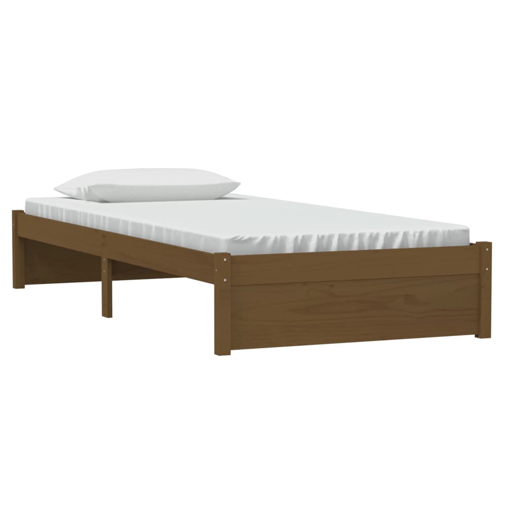 Bed Frame Solid Wood 92X187 Cm Single Size