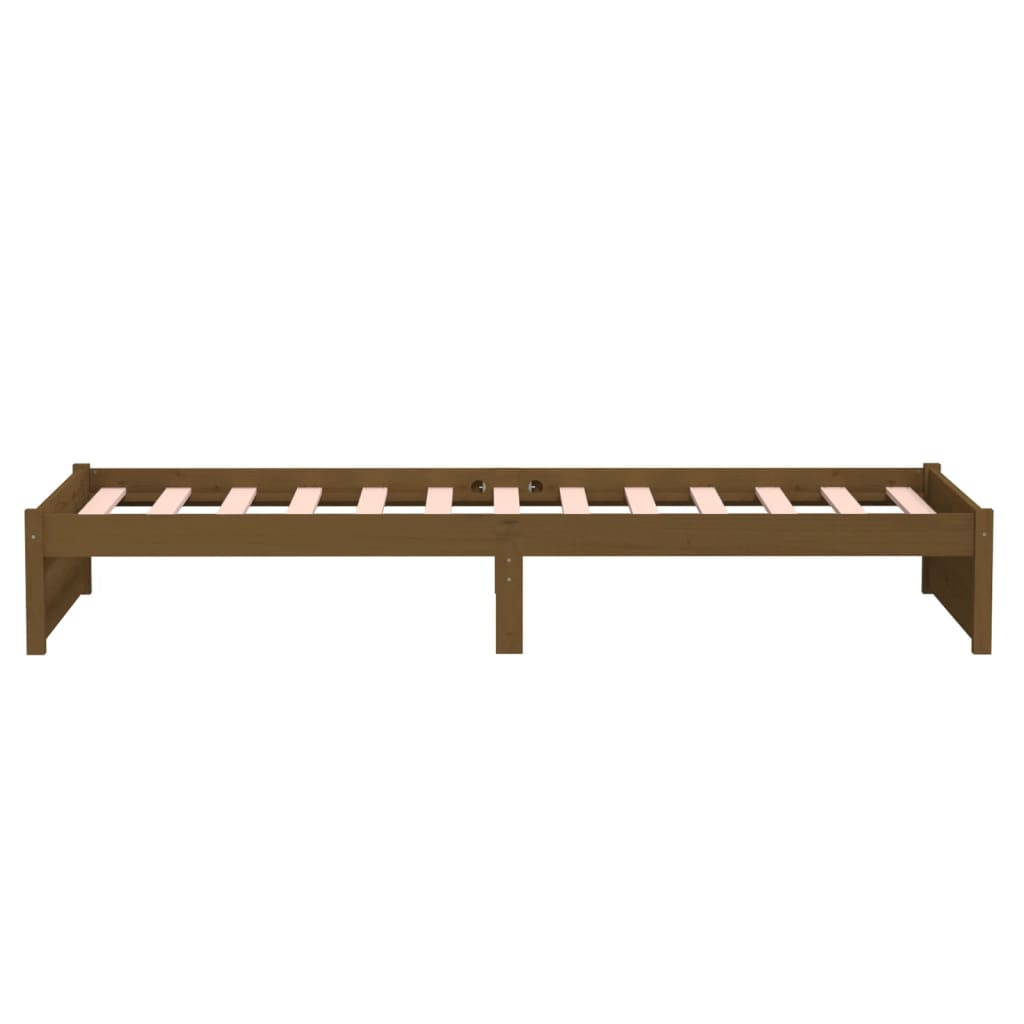 Bed Frame Solid Wood 92X187 Cm Single Size