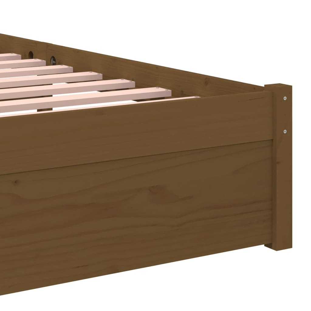 Bed Frame Solid Wood 92X187 Cm Single Size