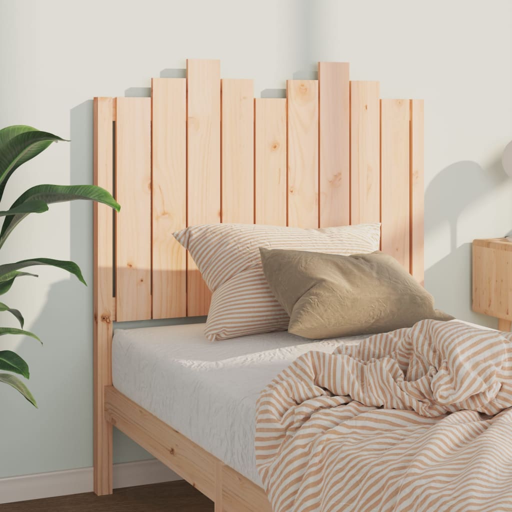 Bed Headboard 96x4x110 cm Solid Wood Pine