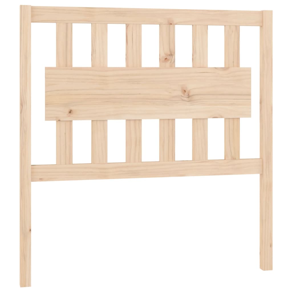 Bed Headboard 95.5X4X100 Cm Solid Wood Pine