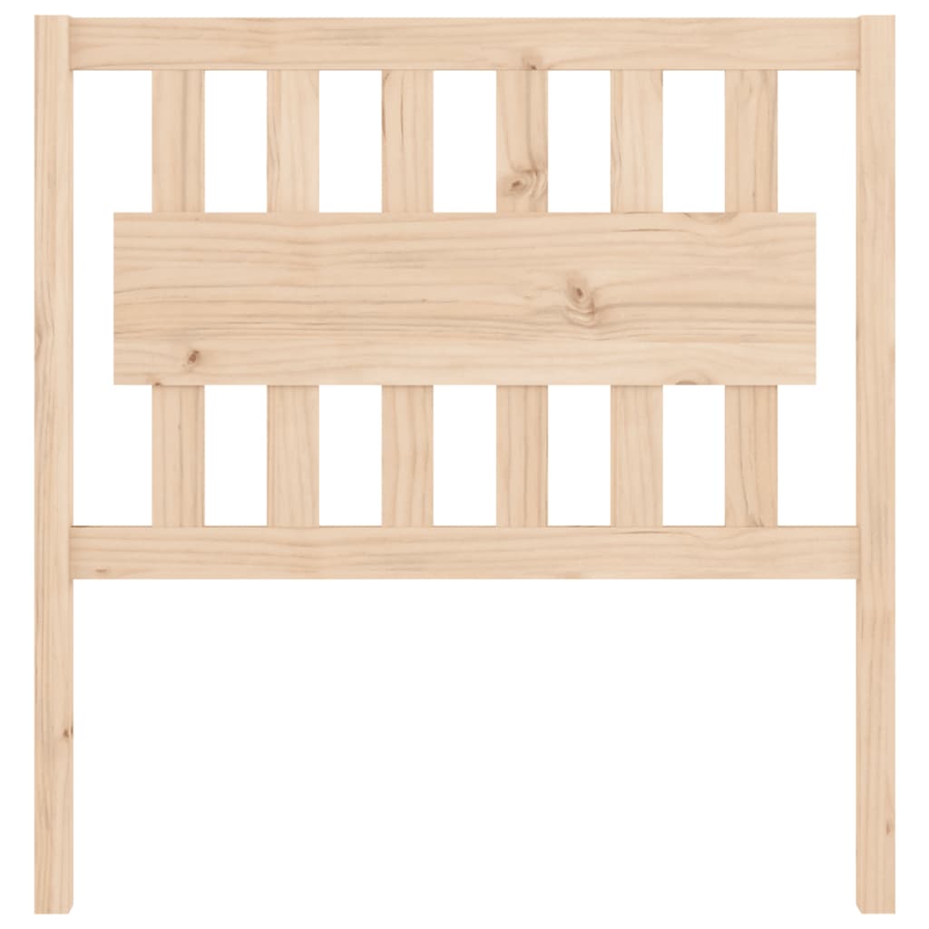 Bed Headboard 95.5X4X100 Cm Solid Wood Pine