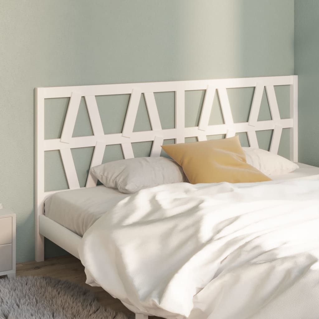 Bed Headboard 141X4X100 Cm Solid Wood Pine