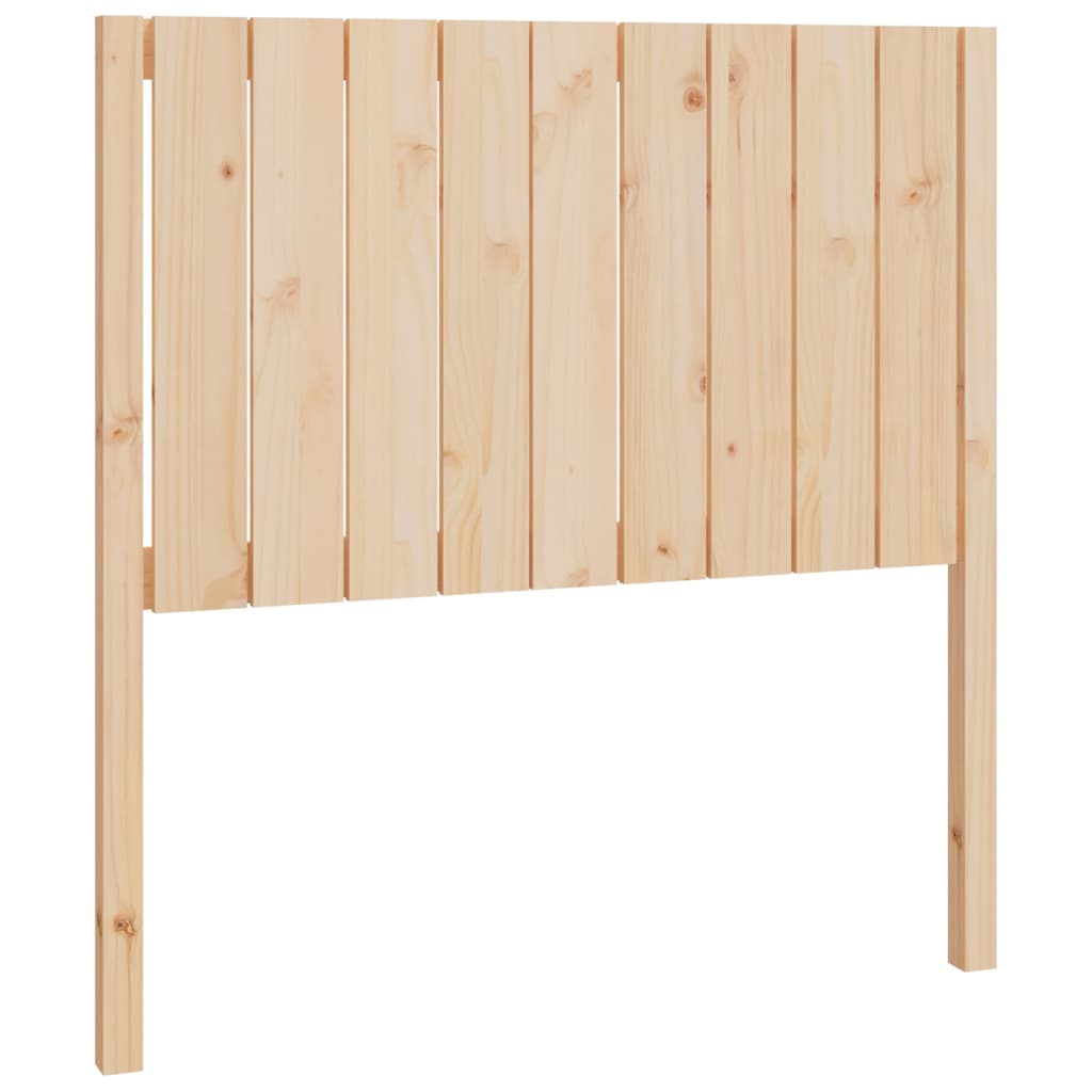 Bed Headboard 95.5X4X100 Cm Solid Wood Pine