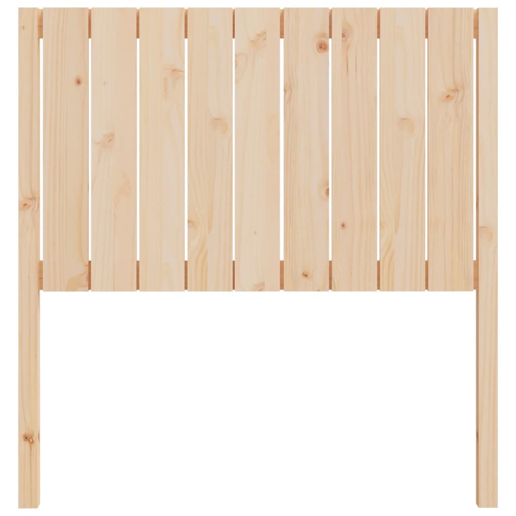 Bed Headboard 95.5X4X100 Cm Solid Wood Pine