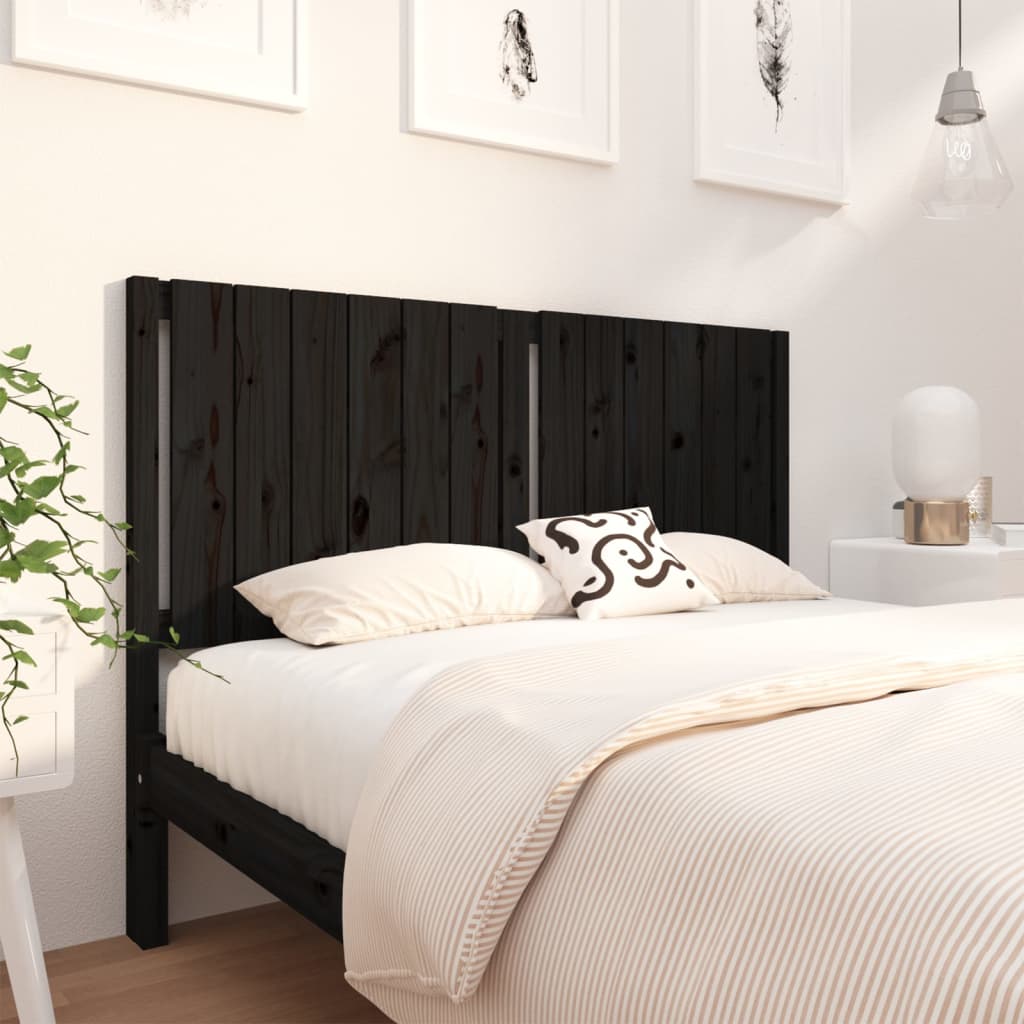 Bed Headboard 95.5X4X100 Cm Solid Wood Pine