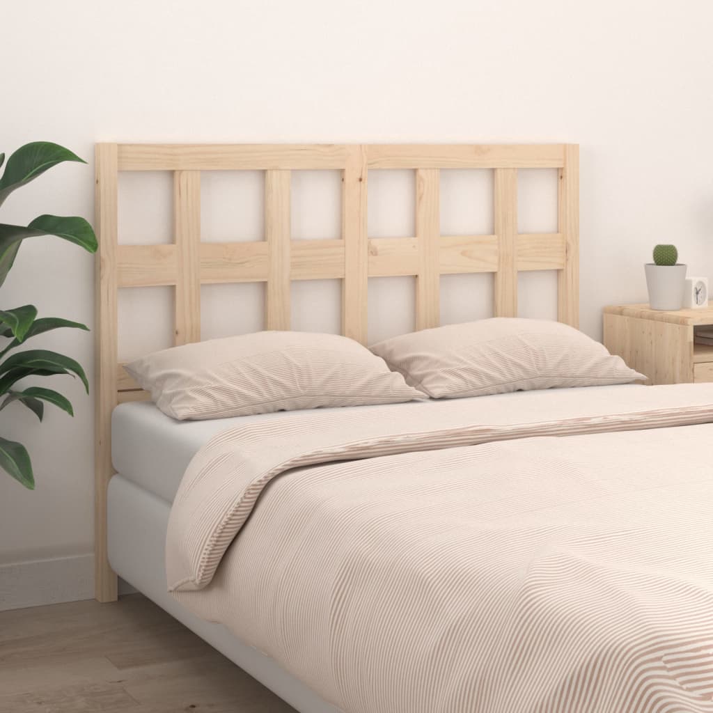 Bed Headboard 185.5X4X100 Cm Solid Wood Pine