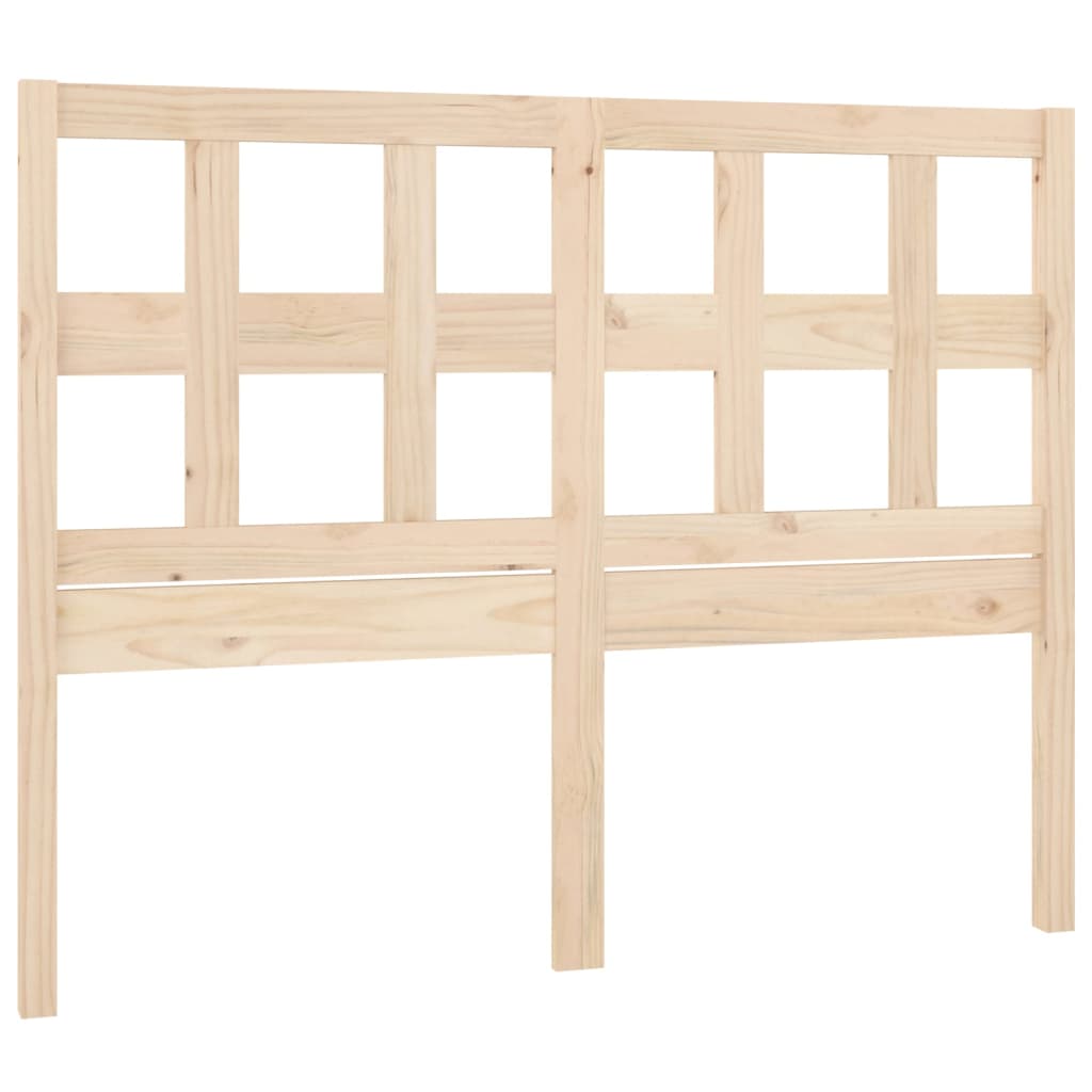 Bed Headboard 185.5X4X100 Cm Solid Wood Pine