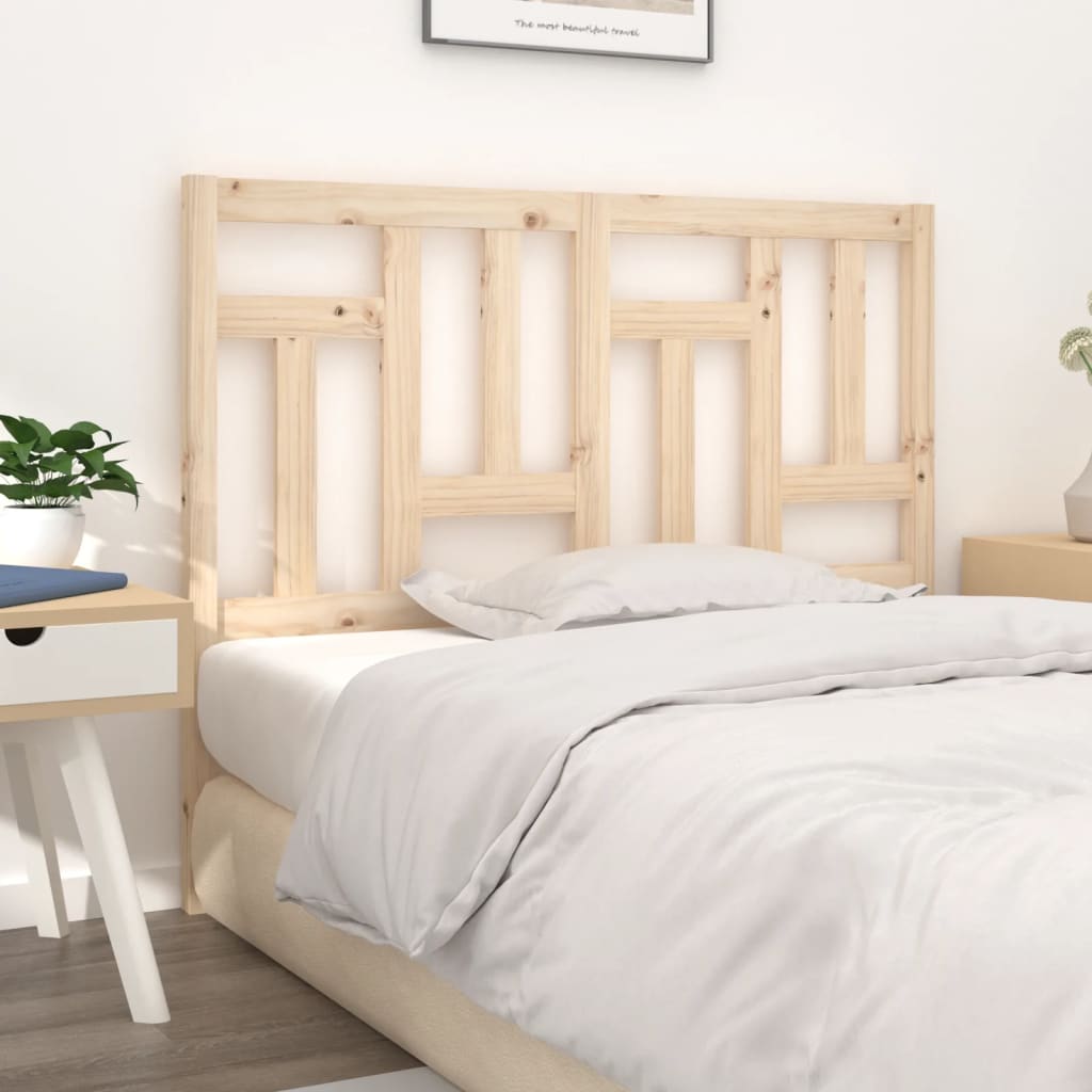 Bed Headboard 95.5X4X00 Cm Solid Wood Pine