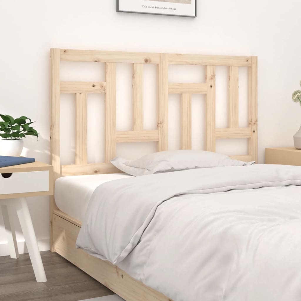 Bed Headboard 95.5X4X00 Cm Solid Wood Pine