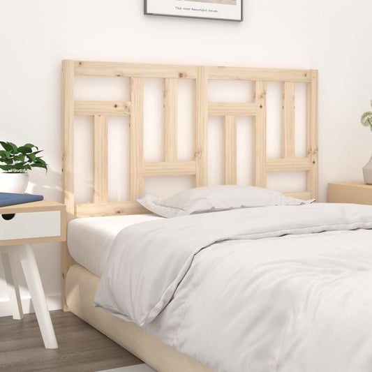 Bed Headboard 185.5x4x100 cm Solid Wood Pine